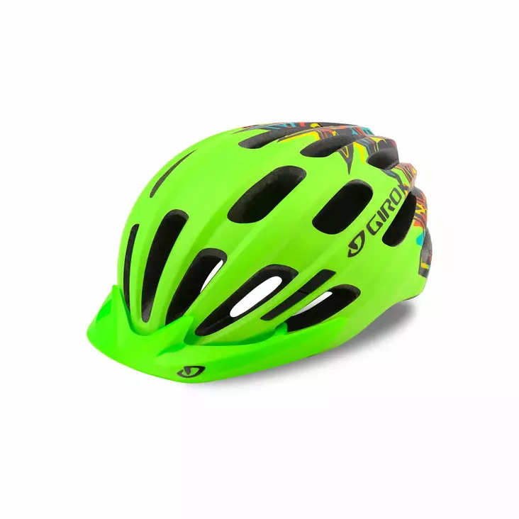 Lasten pyöräilykypärä Giro Hale matta lime 50-57 cm - Pyöräilykypärät - GIROKY1807089368 - 1