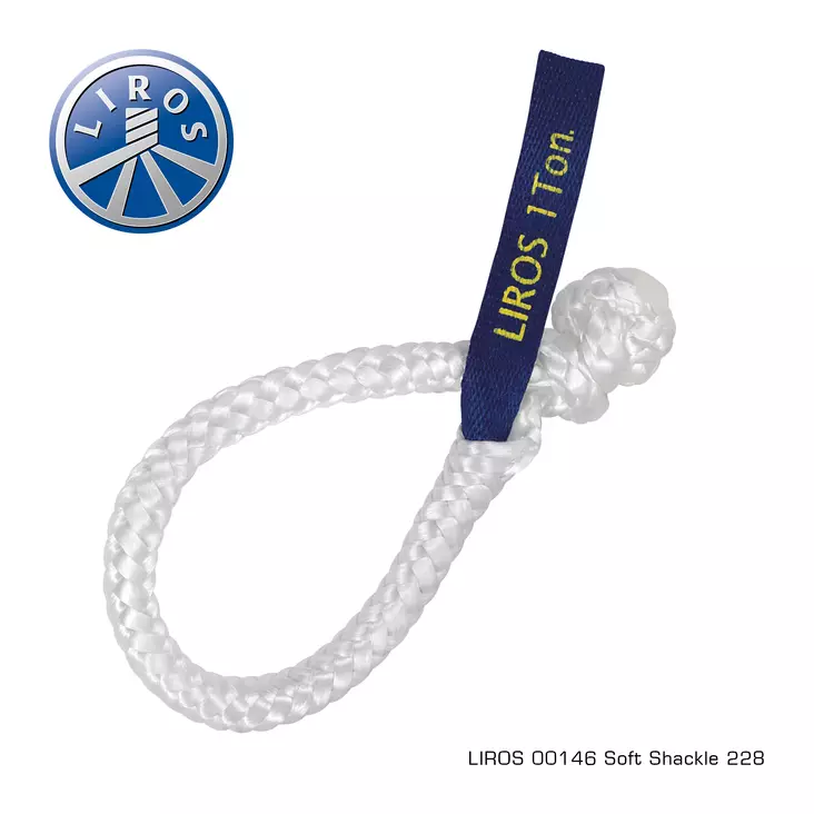 Liros Soft Shackle 1t, valkoinen - Veneen sakkelit - 505-00146-0066-228 - 1