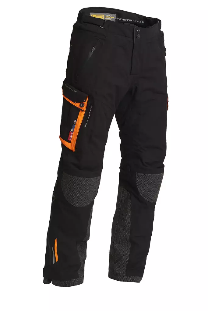MP ajohousut Lindstrands Sunne, musta/oranssi - MP Ajohousut - 720-21080208-48 - 1