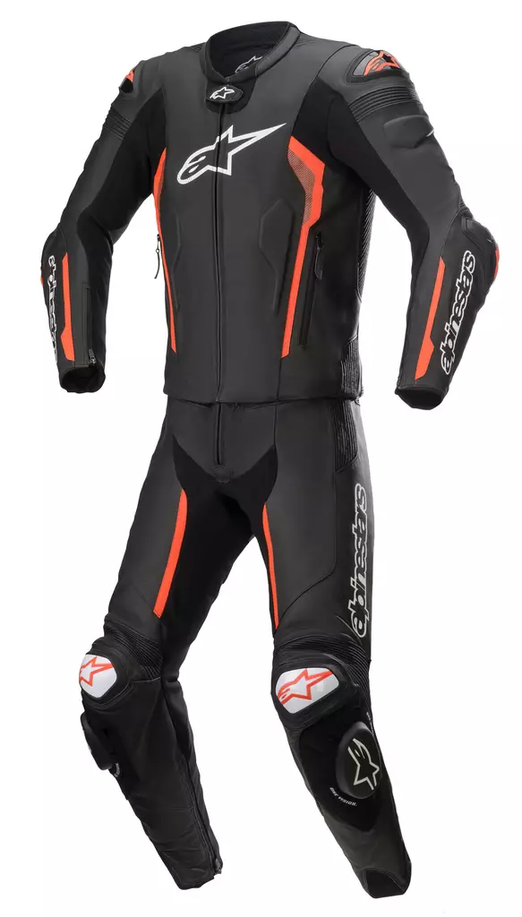 MP nahkapuku Alpinestars Missile v2, kaksiosainen, musta/punainen - MP Nahkapuvut - D397578 - 1