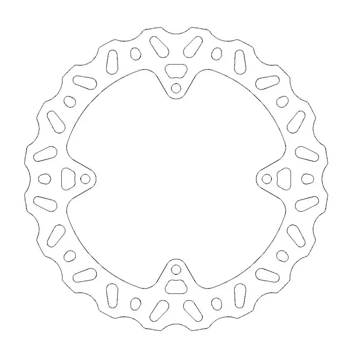 Moto-Master Nitro rear disc KTM: SX85 - Crossipyörän jarrulevyt - 235-110438 - 1