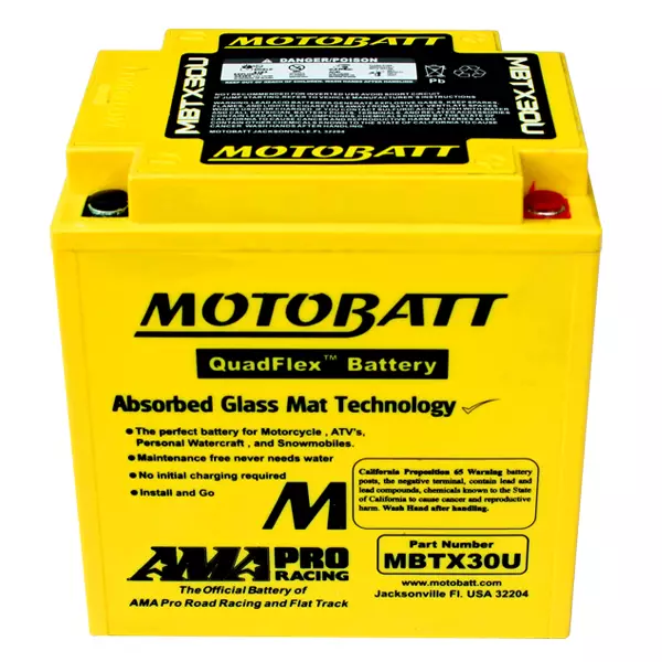 Motobatt akku, MBTX30U - Motorbattin akut - 14-528 - 1