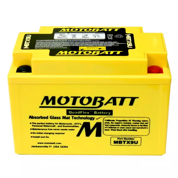 Motobatt akku, MBTX9U - Motorbattin akut - 14-508 - 1