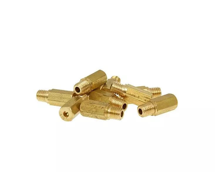 Pääsuutin, # 128 , Kuuskantti, Yhteensopiva: Keihin / Flat side - Mopon suuttimet - 302-0321-128 - 1