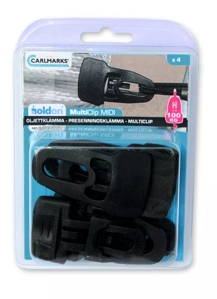 Peitteen kiinnike 4-pakkaus - Veneen peitteet - 505-C9000-MIDI-188 - 1