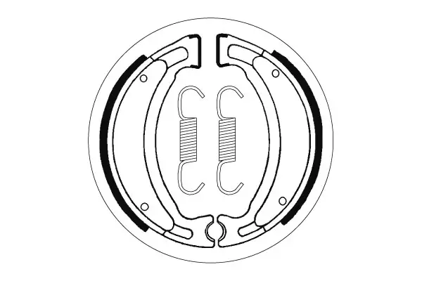 SBS Jarrukengät 2028 - Moottoripyörän jarrukengät - 23-2028 - 1