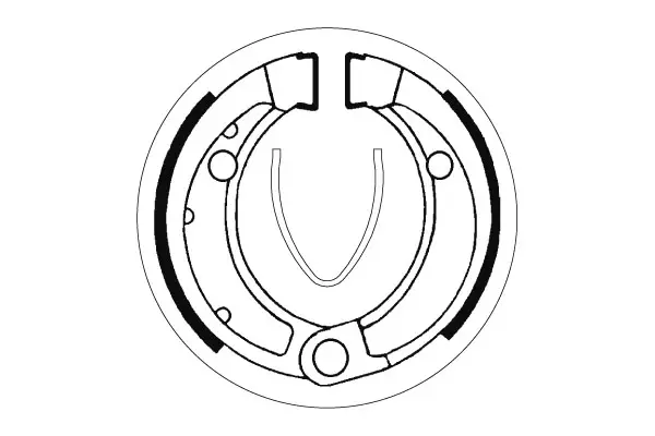SBS Jarrukengät 2048 - Moottoripyörän jarrukengät - 23-2048 - 1