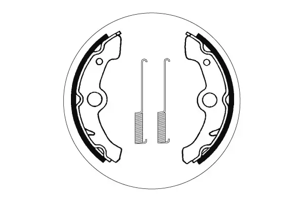 SBS Jarrukengät 2178 - Moottoripyörän jarrukengät - 23-2178 - 1