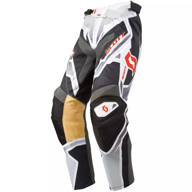 Scott 450 Race housut musta/harmaa - Crossihousut - 621-2221-28 - 1
