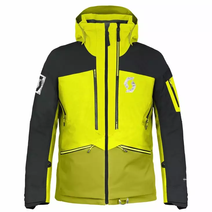 Scott Concept Flex Dryo 3-in-1 kelkkatakki, musta/keltainen - Kelkkatakit - 623-2508 - 1