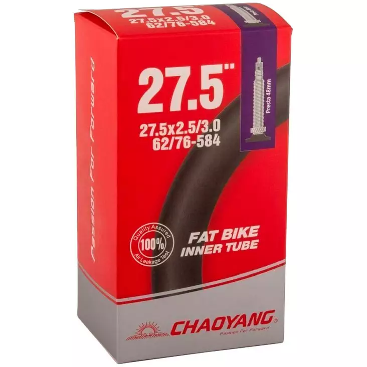 Sisärengas 27.5" CHAOYANG Plus, 62/76-584, presta 48mm (27.5x2.5-3.0) - Polkupyörän sisärenkaat - Y133508 - 2