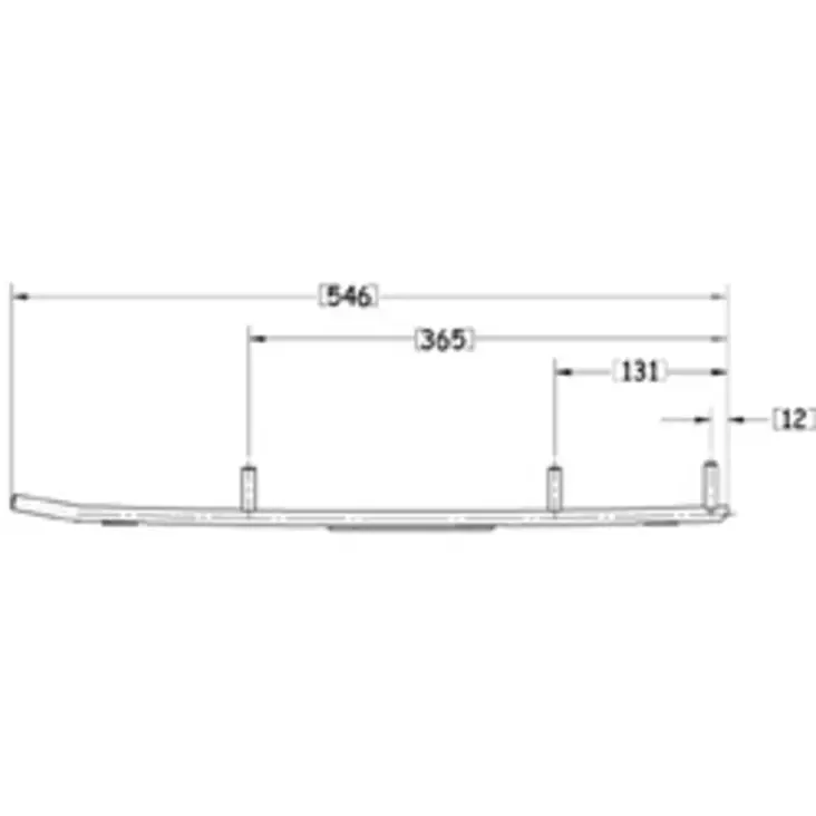 Sno-X Defender ohjausrautapari, Lynx/Ski-Doo - Moottorikelkan ohjausraudat - 881-0478 - 1