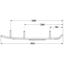 Ohjausrauta - Moottorikelkan ohjausraudat - 88-1818 - 1