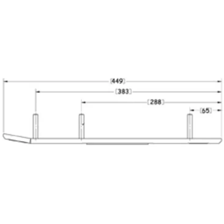 Sno-X Ripper Four ohjausrautapari 4" kovametalli, Ski-Doo - Moottorikelkan ohjausraudat - 881-4428 - 1