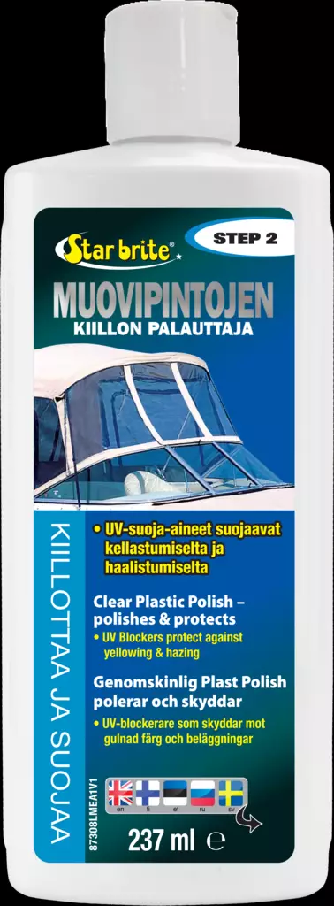 Star brite Muovin kiilloke/entisöinti 237ml (Vaihe 2) - Veneen huoltotuotteet - 136-87308 - 0