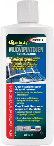 Star brite Muovipintojen naarmunpoisto 237ml (Vaihe 1) - Veneen huoltotuotteet - 136-87208 - 1