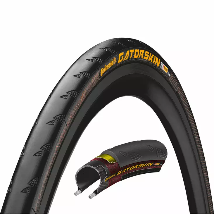 Ulkorengas 28" CONTINENTAL GatorSkin 23-622 musta, taitettava - Polkupyörän ulkorenkaat - 0118538 - 1