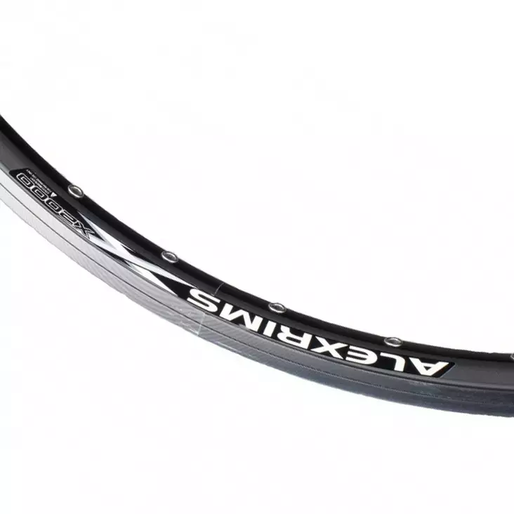 Vanne Alex 27,5" 19-584, X2000 36r, musta, holkitettu, koneistettu jarrupinta - Vanteet eteen 26"/559 - 62808 - 2