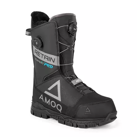 AMOQ Retain Dual Opti-Fit Lacing saappaat, musta/harmaa - Kelkkakengät - 645-24200109 - 1