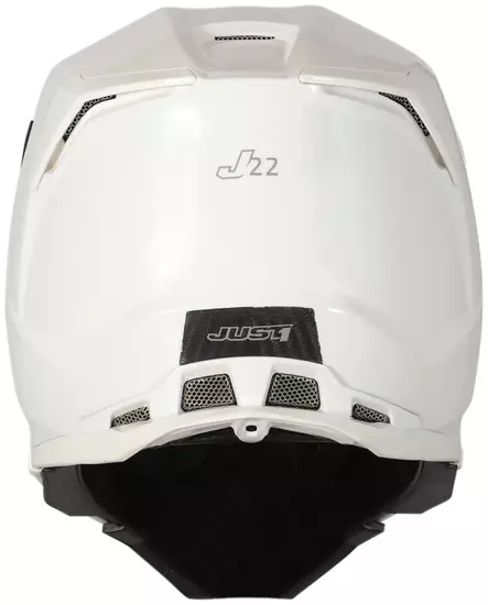 Just1 Crossikypärä J-22 F Solid Valkoinen Gloss - Crossikypärät - 604-230019 - 2