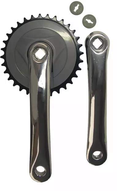 Kampipari lasco 33/170mm alu, nelikantti, syvyys 0mm - Polkupyörän kampiparit - 60309 - 1