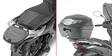 GIVI REAR RACK MONOLOCK HONDA SH 350 (2021) - Moottoripyörän laukkujen kiinnikesarjat - 322-SR1189 - 1