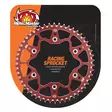 Motomaster 7075 Series Alu sprocket (Red - Crossipyörän takarattaat - 273-620022349 - 1
