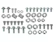 Psychic katteiden ruuvisarja Yamaha 4-T 47 osaa - Ruuvit ja mutterit - 395-12139 - 1