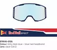 Spect Red Bull Strive MX Goggles Single lens Blue/Red clear - Ajolasien linssit - 674-220109 - 1