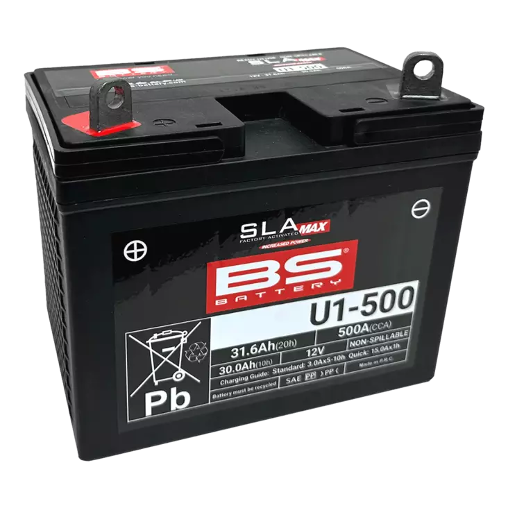 BS Battery SLA Max -akku U1-500, suljettu ja käyttövalmis - BS akut - 140-300899 - 1
