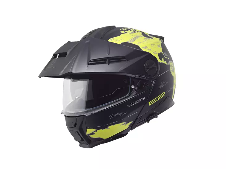 MP kypärä Schuberth E2 Atlas, matta keltainen/harmaa - Adventure-kypärät - 51-2509 - 1