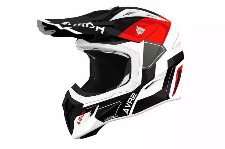 Crossikypärä Airoh Aviator Ace 2 Shield - punainen kiiltävä - Crossikypärät - 57-26009 - 1