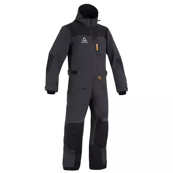 AMOQ Rocket V3 kelkkahaalari, harmaa/musta/keltainen - Kelkkahaalarit - 645-26140409 - 1