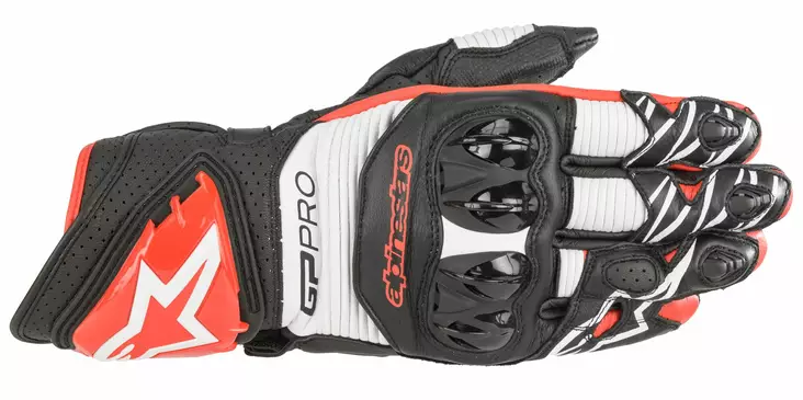 MP ajohanskat Alpinestars GP Pro R3, musta/valkoinen/punainen - MP Ajohanskat - D261049 - 1