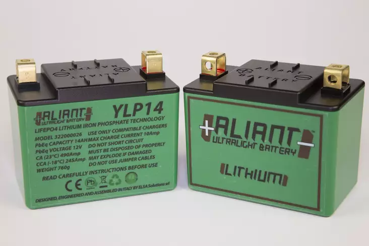 Aliant Ultralight YLP14 lithiumakku - Aliantin akut - 14-419 - 1