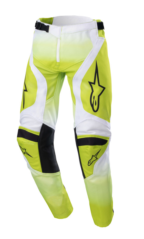 Alpinestars crossihousut Racer Nuorten Push Keltainen Fluo/Valkoinen - Lasten crossihousut - D438039 - 2