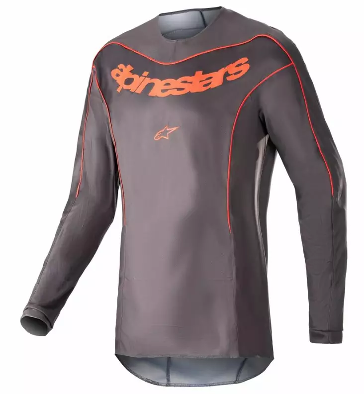 Alpinestars crossipaita Fluid Lurv Harmaa/Neon Punainen - Crossipaidat - D437909 - 2