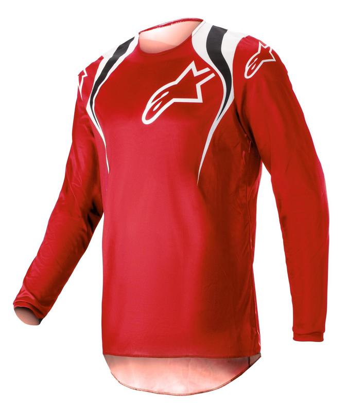Alpinestars crossipaita Fluid Narin Punainen/Valkoinen - Crossipaidat - D437849 - 2