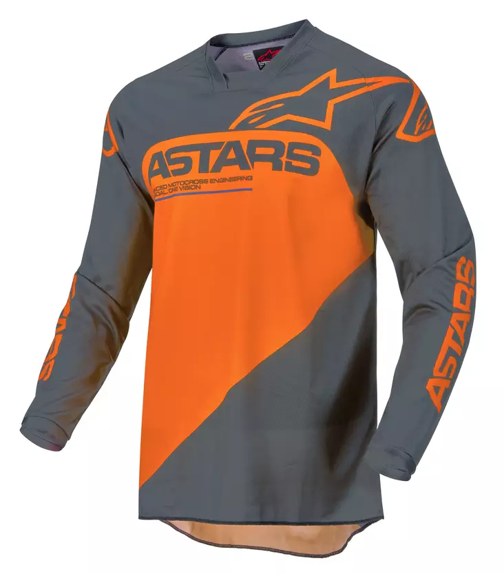 Alpinestars crossipaita racer supermatic, harmaa/oranssi - Crossipaidat - D394139 - 1