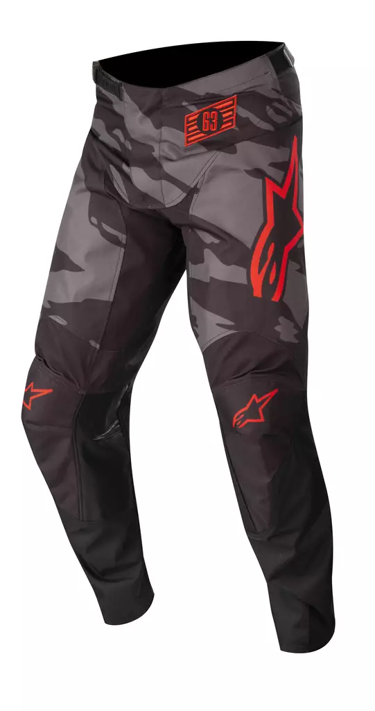 Alpinestars Housut Racer Nuorten Tactical Musta/Harmaa/Punainen - Lasten crossihousut - D393839 - 1