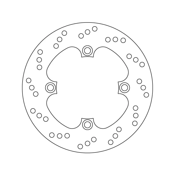 Brembo Jarrulevy Serie Oro - Moottoripyörän jarrulevyt - 232-68B40749 - 1