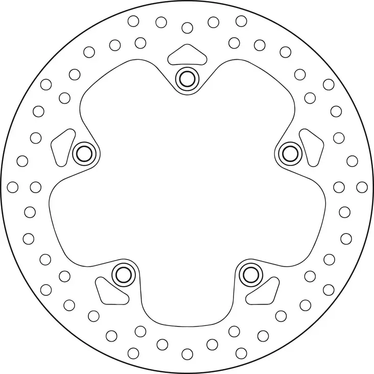 Brembo Jarrulevy Serie Oro - Moottoripyörän jarrulevyt - 232-68B407G9 - 1