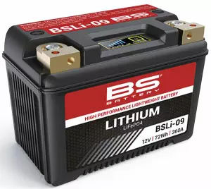 BS Battery BSLI-09 Lithiumakku - BS akut - 140-360109 - 1