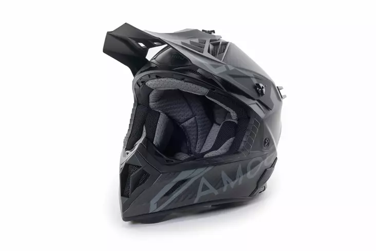 Crossikypärä AMOQ Friction MIPS Carbo,n musta/harmaa - Crossikypärät - 645-24160209 - 1