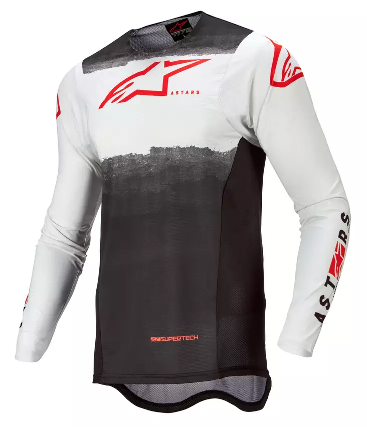 Crossipaita Alpinestars Supertech Foster, valkoinen/musta/punainen - Crossipaidat - D393969 - 1