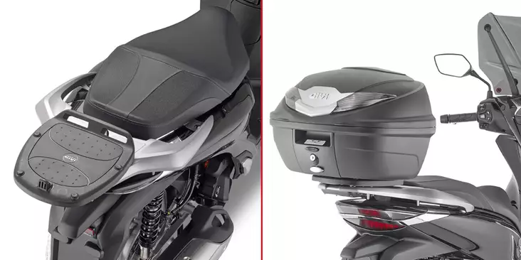 GIVI REAR RACK MONOLOCK HONDA SH 350 (2021) - Moottoripyörän laukkujen kiinnikesarjat - 322-SR1189 - 1