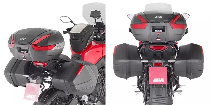 Givi TUB.PANN.HOLDER YAMAHA TRACER 9 (2021) - Moottoripyörän laukkujen kiinnikesarjat - 322-PLX2159 - 1