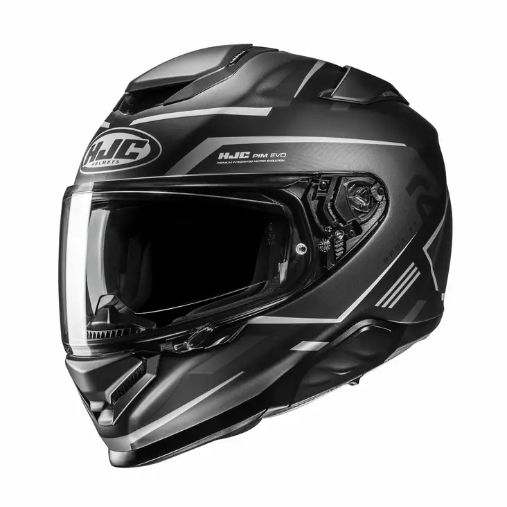 HJC kypärä RPHA 71 Ellon, musta/harmaa - Umpikypärät - 630-25019 - 1