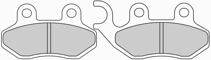 Jarrupala mopo/skootteri vakio: Caviga, Peugeot, PGO, SYM, TGB - Mopon jarrupalat - 23-EM009 - 1