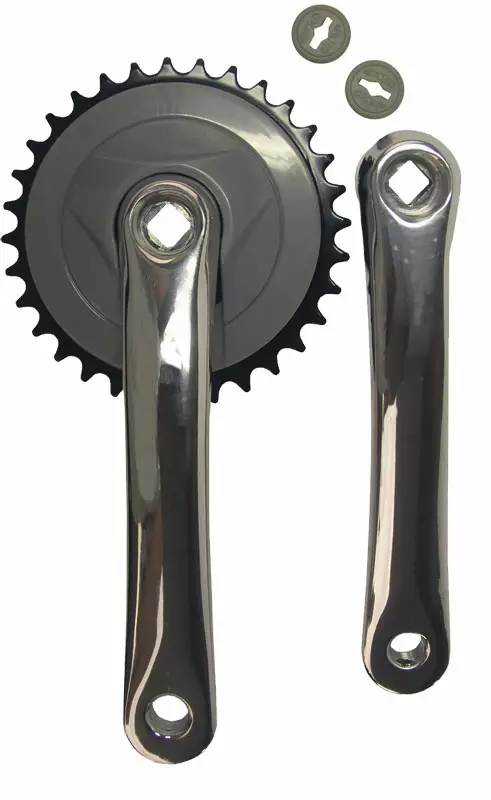 Kampipari lasco 33/170mm alu, nelikantti, syvyys 0mm - Polkupyörän kampiparit - 60309 - 1